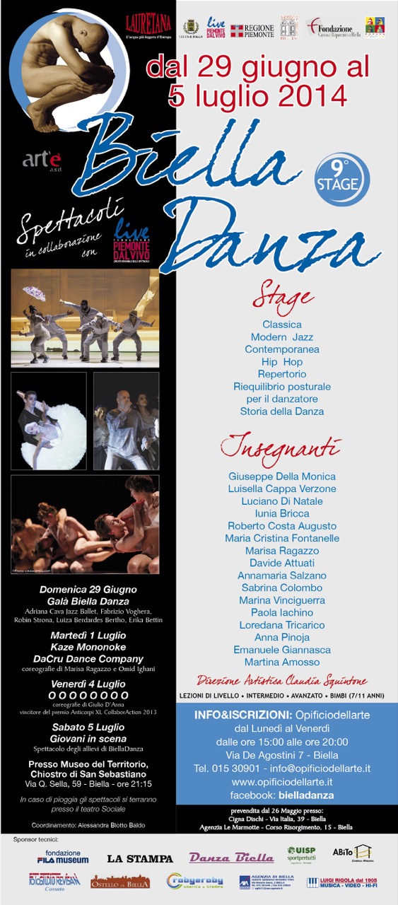 BiellaDanza 2014 Stage e Spettacoli